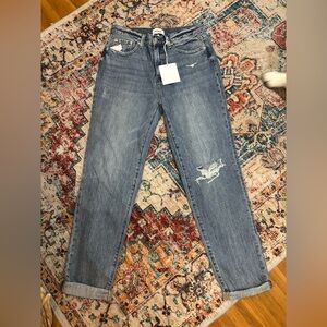 NWT Pistola Presley High Rise Relaxed Denim size 27